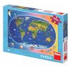 Dino Puzzle Dětská mapa 300 XL dílků